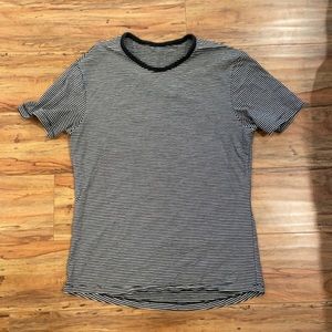 Lululemon 5 Year Basic Tee Stripped Shirt